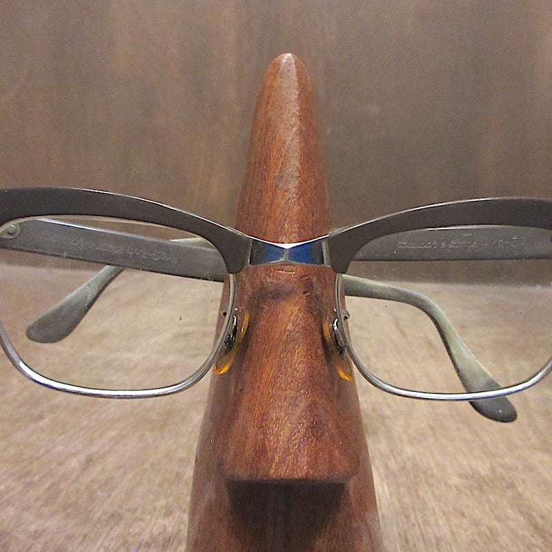 ビンテージ50's○B&L 1/10 12KGFサーモントブロー眼鏡○241107z7-eyg