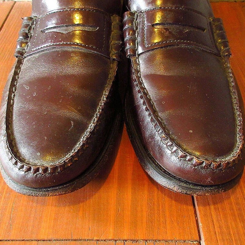 ビンテージ80's○L.L.Beanペニーローファー茶size 10 1/2 C○230630