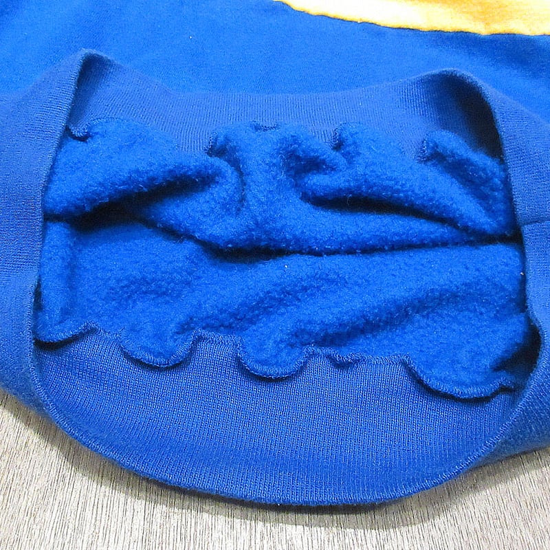 ビンテージ80's○ツートーンベアーフロッキープリントラグラン