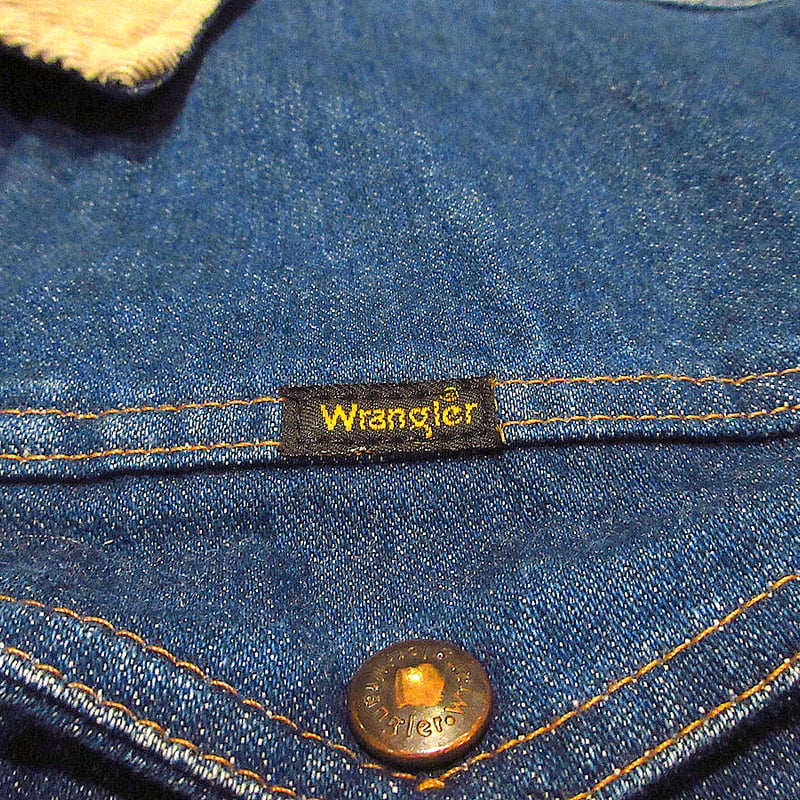 Wrangler 74260PW裏地ブランケット4つポケットデニムジャケットsize 42
