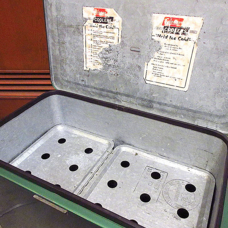 ビンテージ50's○Coleman 633クーラーボックス○220727k7-otdeqp