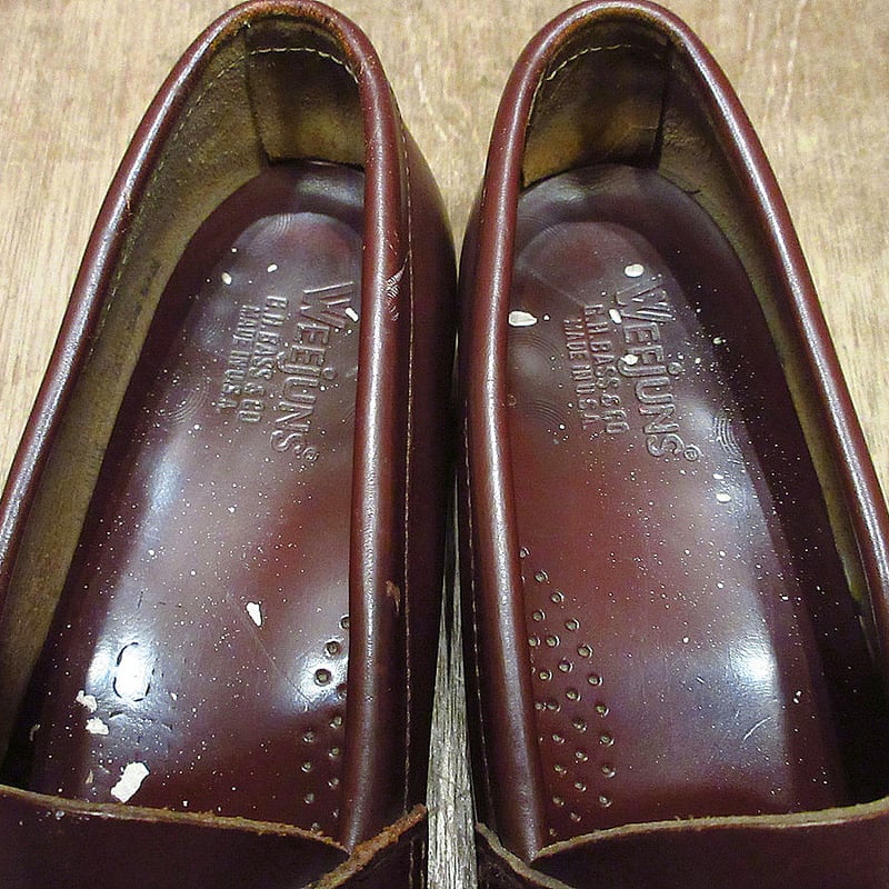 ビンテージ○G.H.BASS & CO WEEJUNSレディースペニーローファー ビンテージ○G.H.BASS & CO WEEJUNSレディースペニーローファー