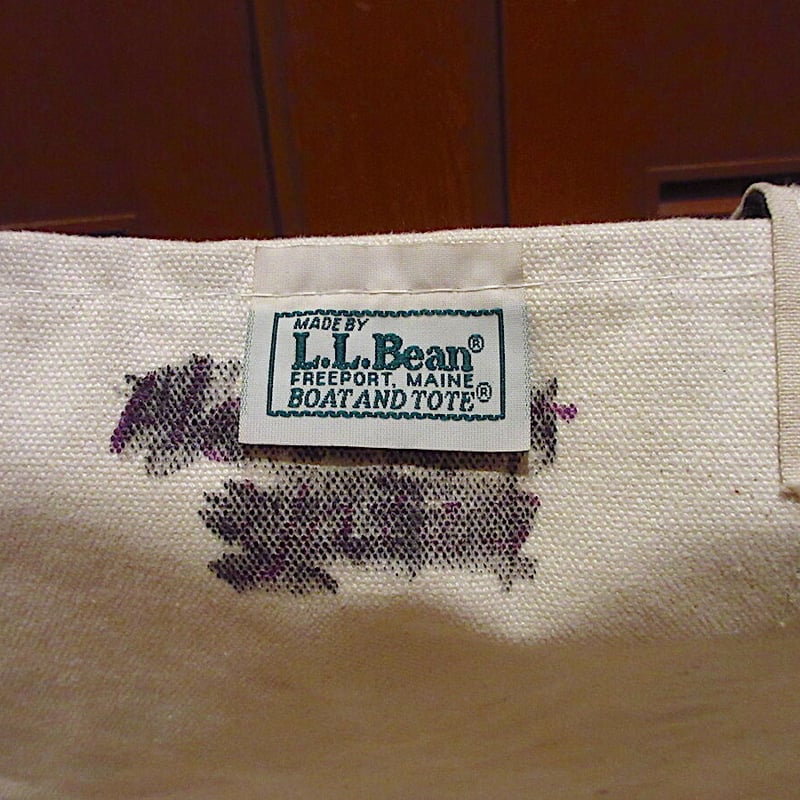 【未使用】80's 90's L.L. Bean エルエルビーン 足跡柄 マット 未使用】80's 90's L.L. Bean エルエルビーン 足跡柄 マット