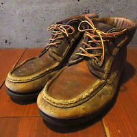ビンテージ60's○MADE IN U.S.A.4本ラインキャンバススニーカー赤size