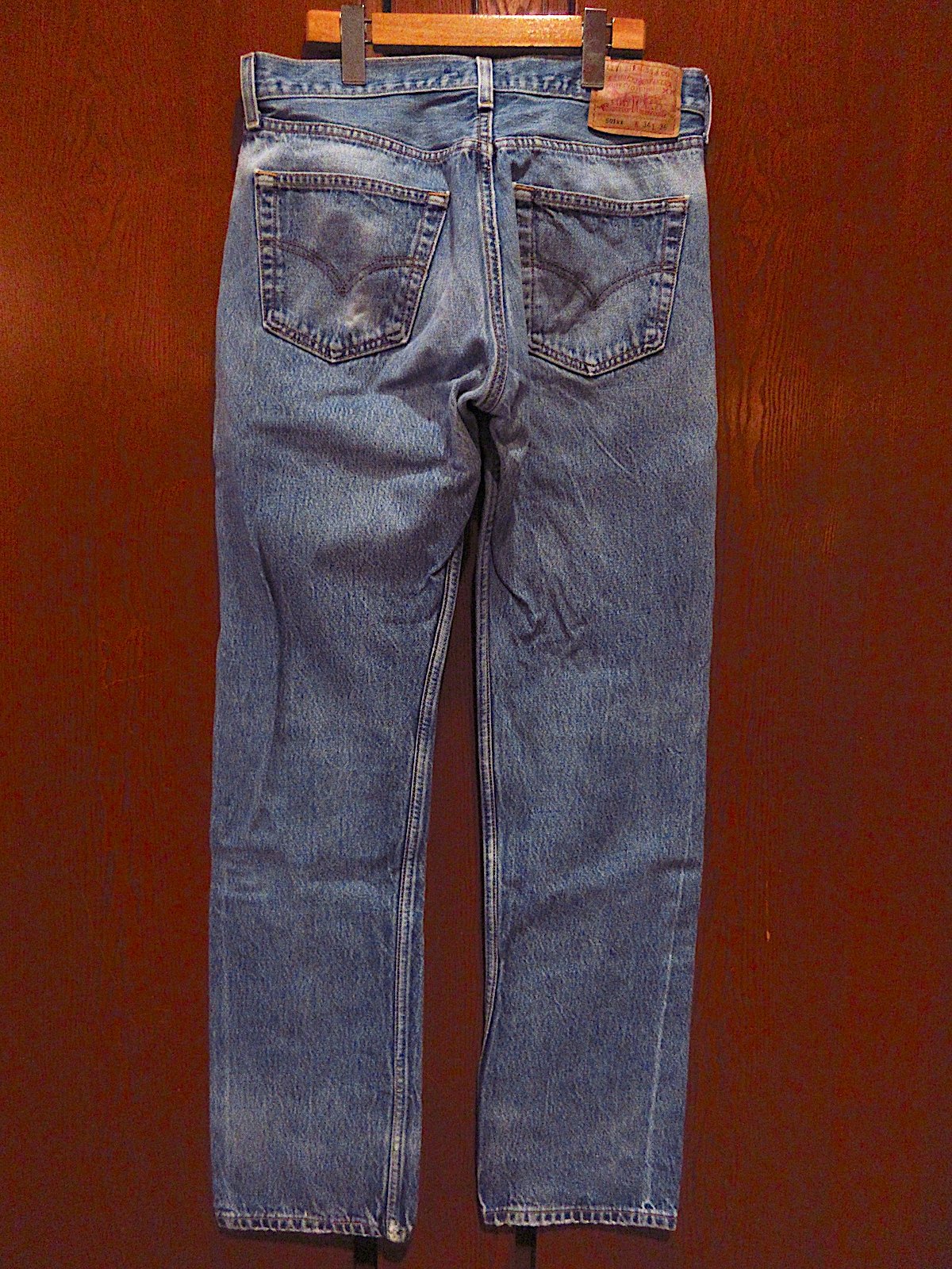 美品 Levis 90's デニム 501xx w32 USA製 1992年製 美品 USA製 リーバイス501 ジーンズ 濃いめ W32 金糸