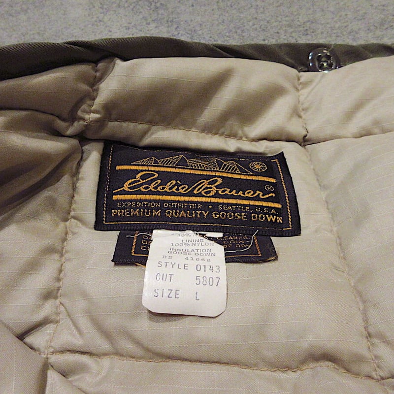 ビンテージ70's○Eddie Bauerダウンパンツ表記L○220311r3-m-pnt-o