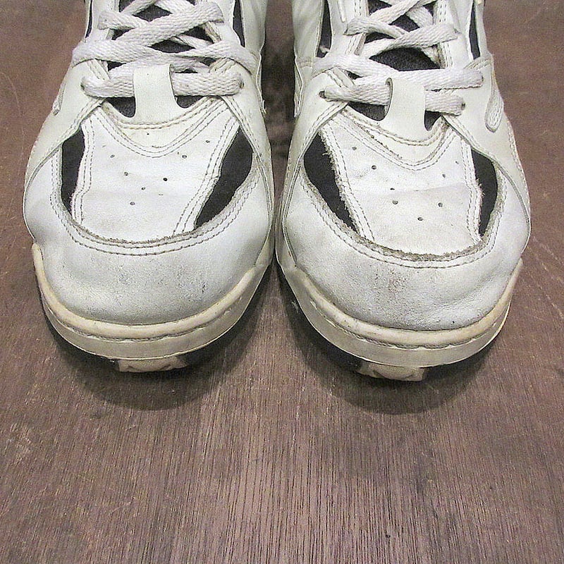 ビンテージ90's○CONVERSEバスケットボールシューズ白×黒○230906j4-m