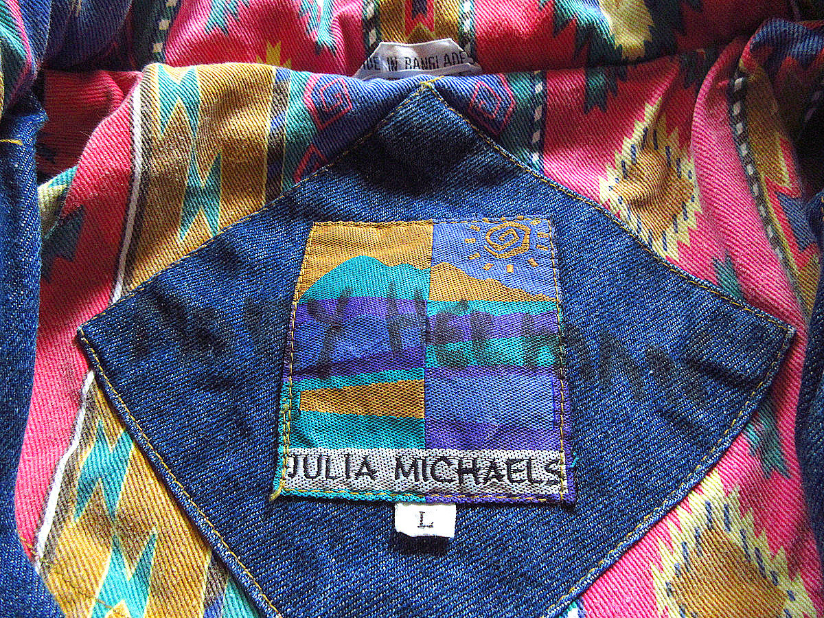 ビンテージ80's90's○JULIA MICHAELSレディースネイティブ柄 ビンテージ80's90's○JULIA MICHAELSレディースネイティブ柄