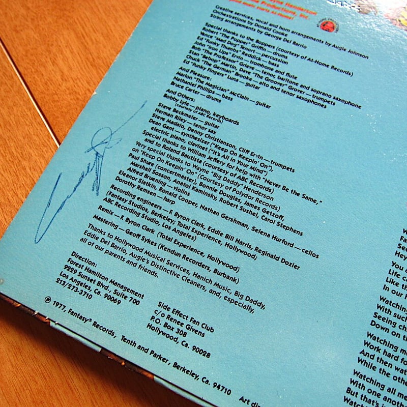 SIDE EFFECT／GOIN’ BANANAS♪ 大名盤★最高傑作盤★ Side Effect○GOIN' BANANAS Fantasy F-9537○211109