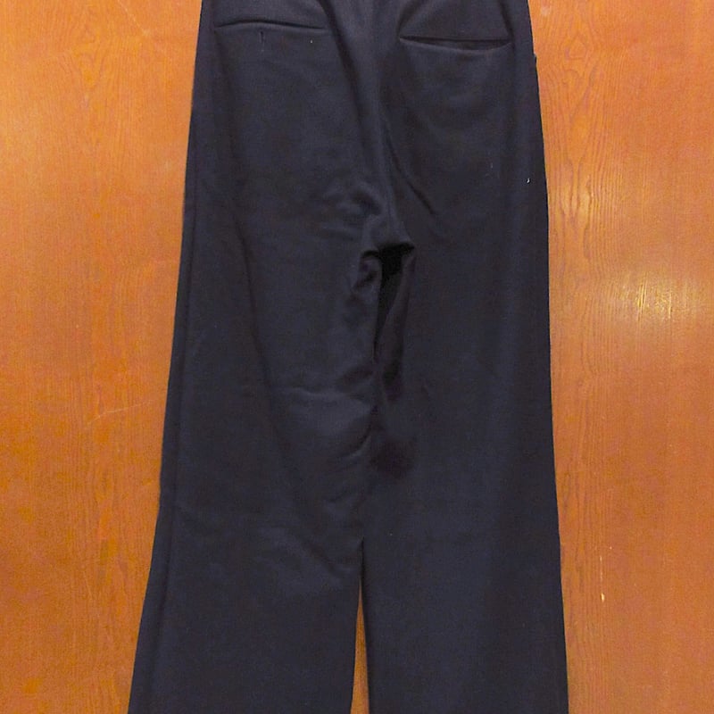 ンテージ50's○U.S.NAVYジッパーフライウールセーラーパンツ紺実寸