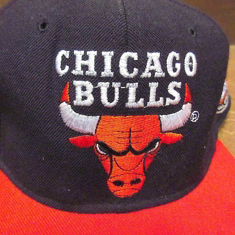 90sビンテージ　NBA CHICAGO BULLS STARTERキャップ Vintage Starter Chicago Bulls Logo Snapback Hat Cap 90s