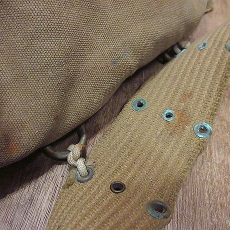 ビンテージ40’s●U.S.ARMYフィールドパック×ピストルベルトウエストバッグ●240718j4-bag-wstカスタム品軍モノ1940sミリタリー