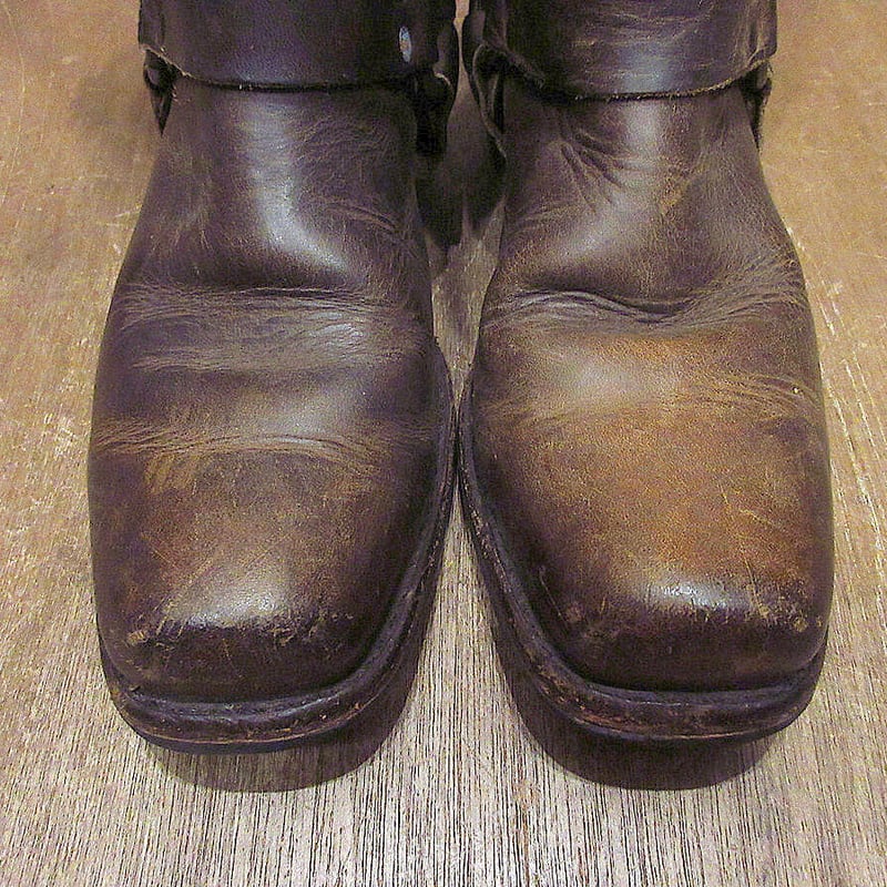 ビンテージ○FRYEレザーリングブーツ茶size 7 1/2M○231017j8-m-bt-2