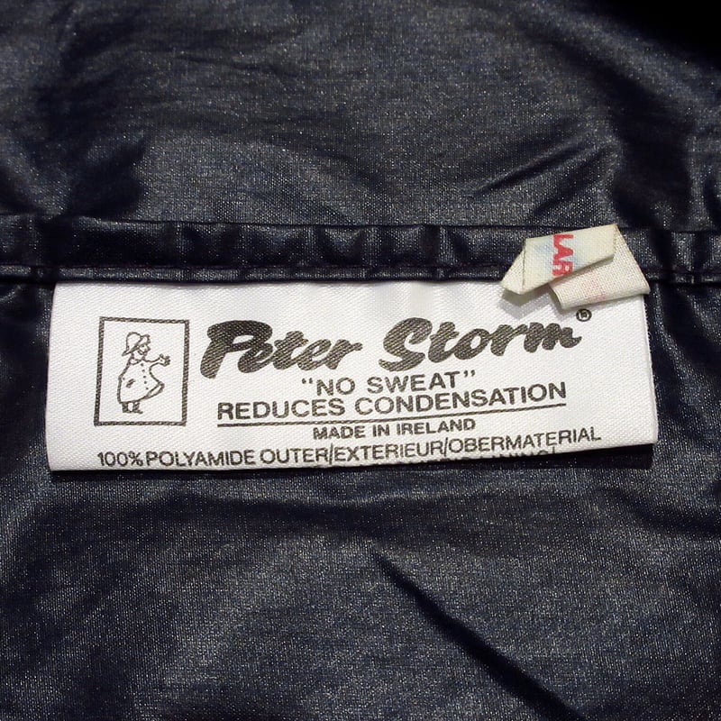 MADE IN IRELAND Peter Storm ナイロンアノラックパーカ紺 XL○21...