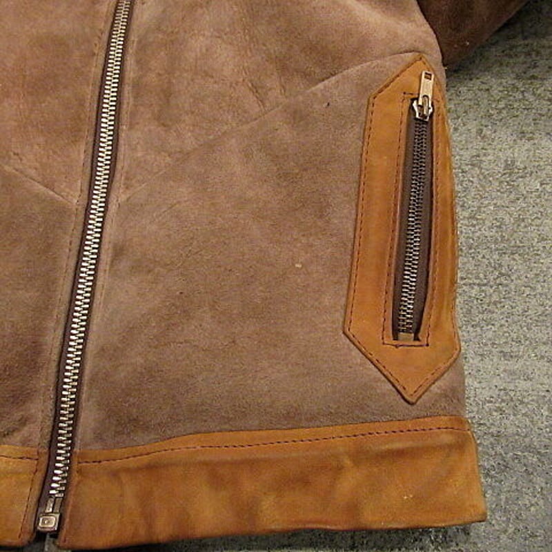 70s Rico's ムートン オーストラリア製 ビンテージ ビンテージ~70's○BERMAN BUCKSKIN CO.ディアスキンスウェード