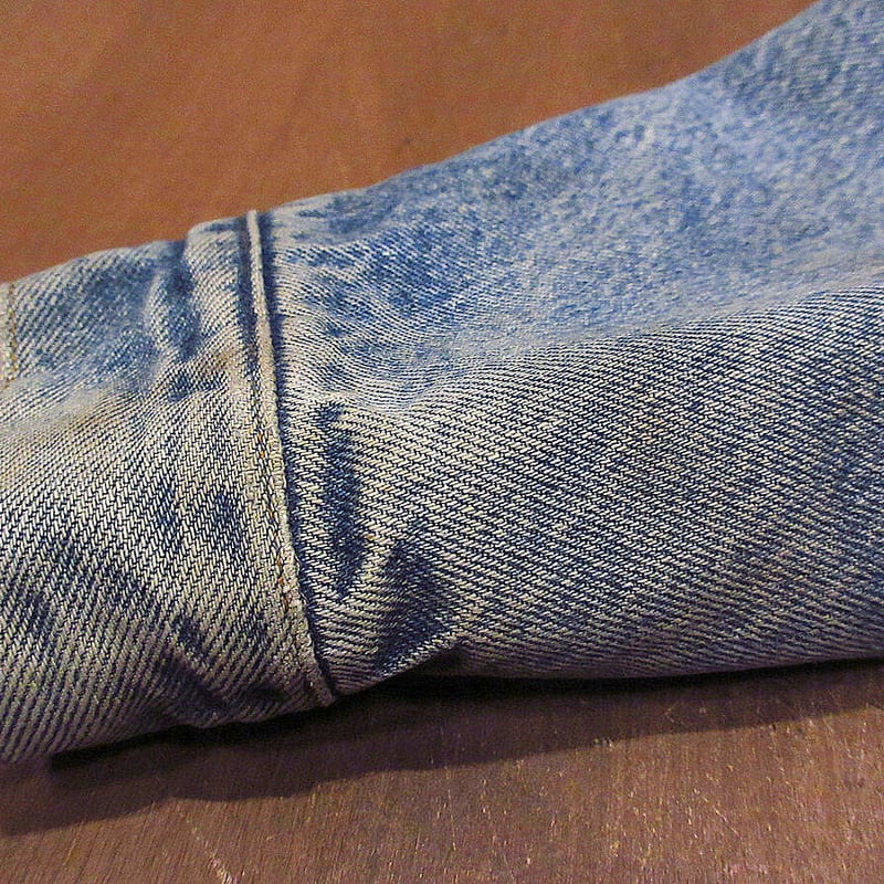 ビンテージ80's○Levi's 71506-0316裏地ブランケット付きデニム