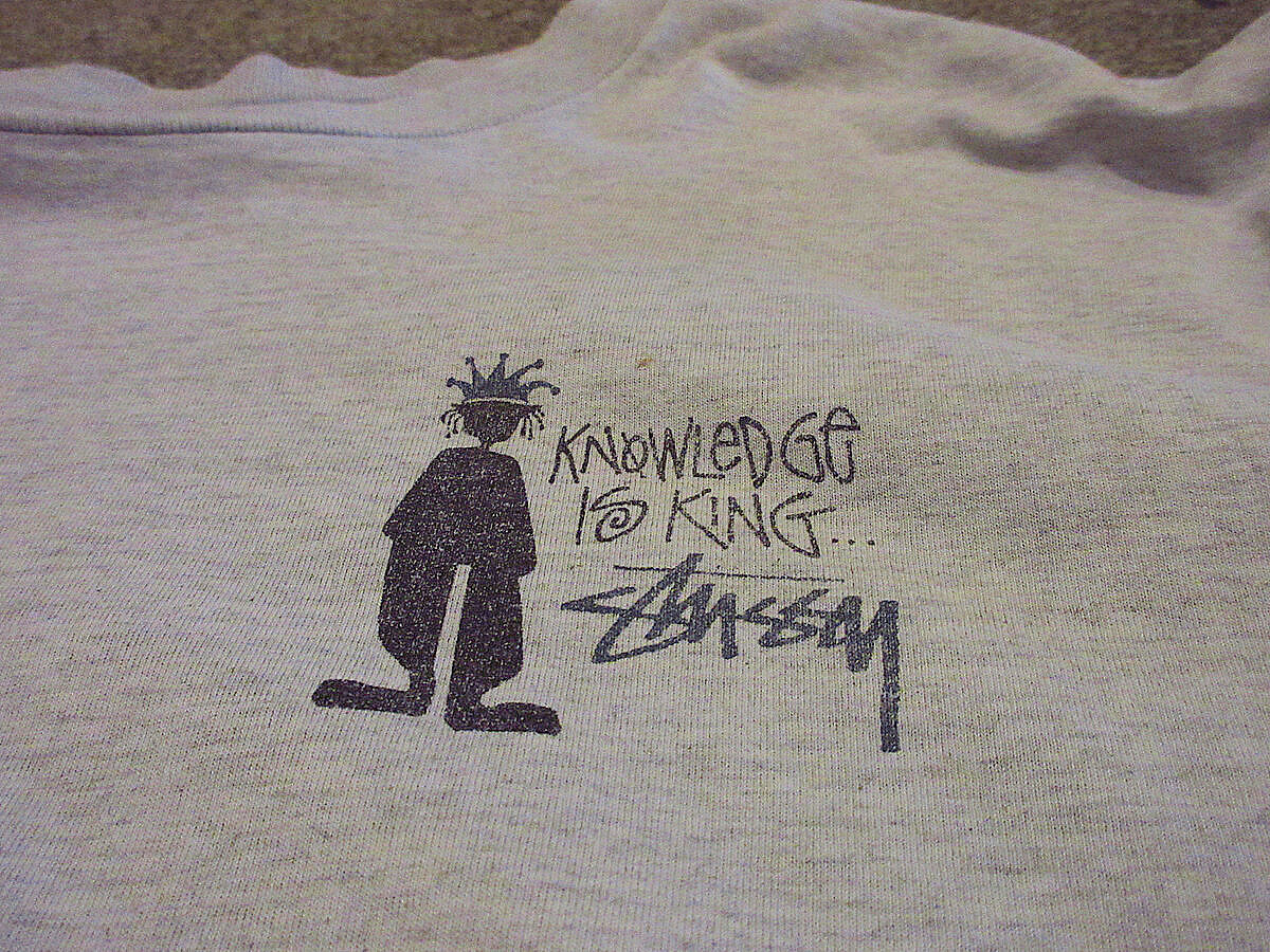 【deadstock】STUSSY シャドーマン タンクトップ 90s STUSSY ステューシー 90s USA製 ジャズ マン シャドーマン T