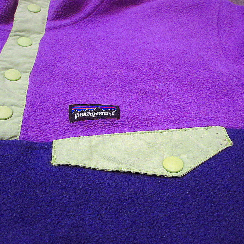 Patagonia SYNCHILLAガールズフリーススナップT size XXL○23032 Patagonia SYNCHILLAガールズフリーススナップT size XXL○23032
