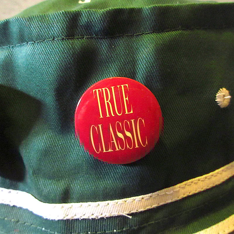 非売品 90年代 ビンテージ ハーフタイム 缶コーヒー クッション 旧車 当時物 ビンテージ90's○GENUINE ANTIQUE PERSON缶バッジ付きバケット