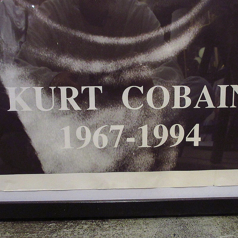 ビンテージ90's○NIRVANA KURT COBAIN 1967-1994額入りポスター○...