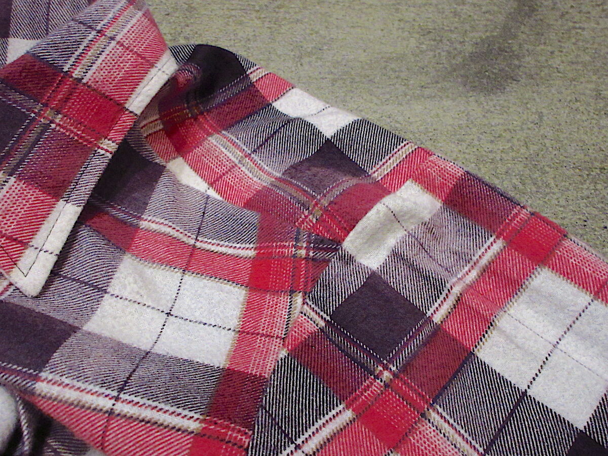 70'sビンテージ古着！アメリカ製 golden key チェック柄 ネルシャツ 72f106b58c4fdf204efd7ec8aeb49d