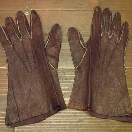 ビンテージ40's●レディースピッグスキングローブ●odst 1940s豚革手袋