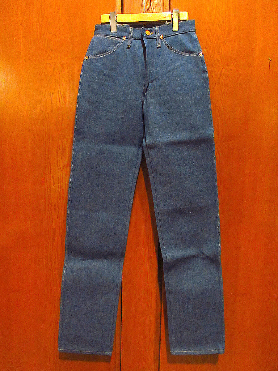 ビンテージ○DEADSTOCK Wrangler 13MWZストレートジーンズ表記