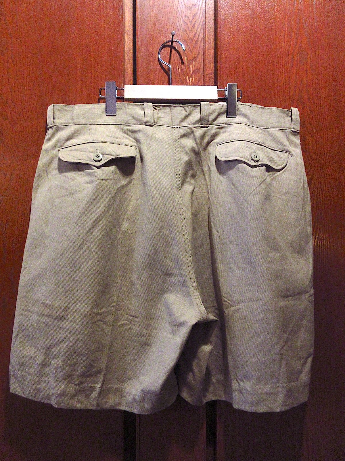 ビンテージ50's○DEADSTOCK FRENCH ARMY M-52チノショーツsize