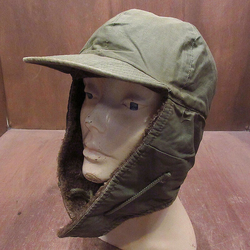 ビンテージ50's○U.S.ARMY M-Q1フィールドパイルキャップ○221108i4-m-