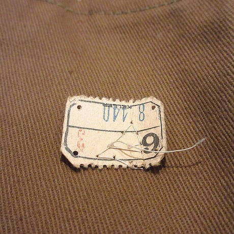 ビンテージ~1910's●DEADSTOCKキッズコットンサファリジャケット&ニッカーボッカーズツーピース茶●210526s7-k-stup 1900sデッドストック