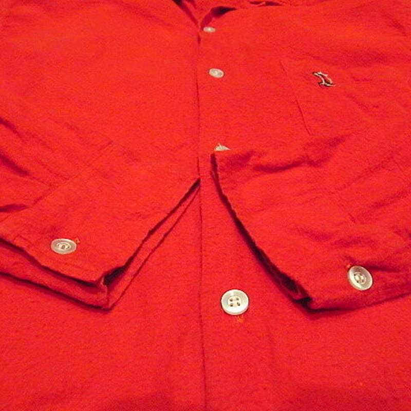 ビンテージ50's60's○B.V.D.トナカイワンポイント刺繍フランネル ビンテージ50's60's○B.V.D.トナカイワンポイント刺繍フランネル