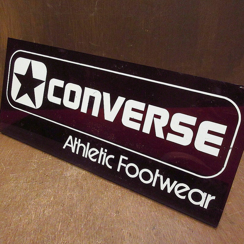 ビンテージ80's90's○CONVERSEプラスチックディスプレイサイン ビンテージ80's90's○CONVERSEプラスチックディスプレイサイン