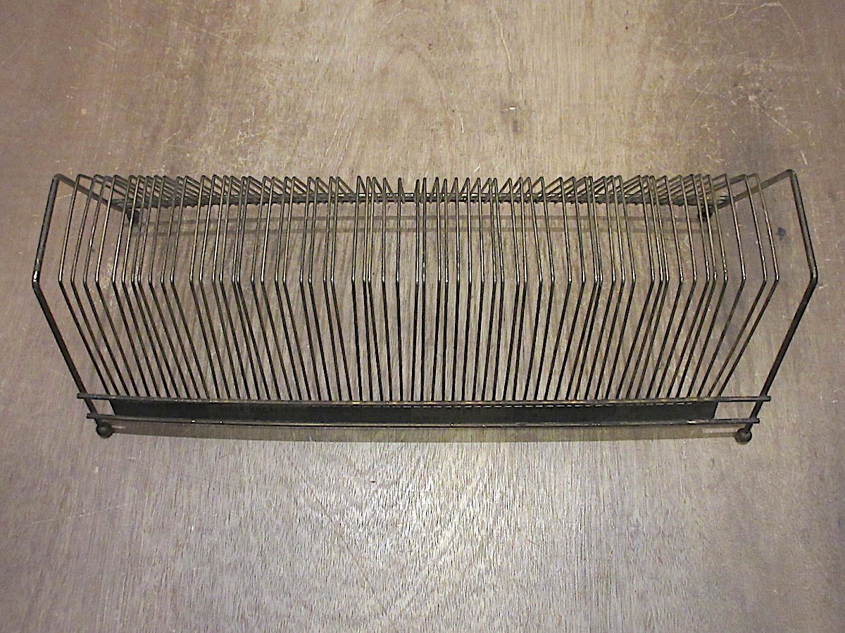 ビンテージ~70's○メタルレコードラック○250630z3-rackアナログ収納7