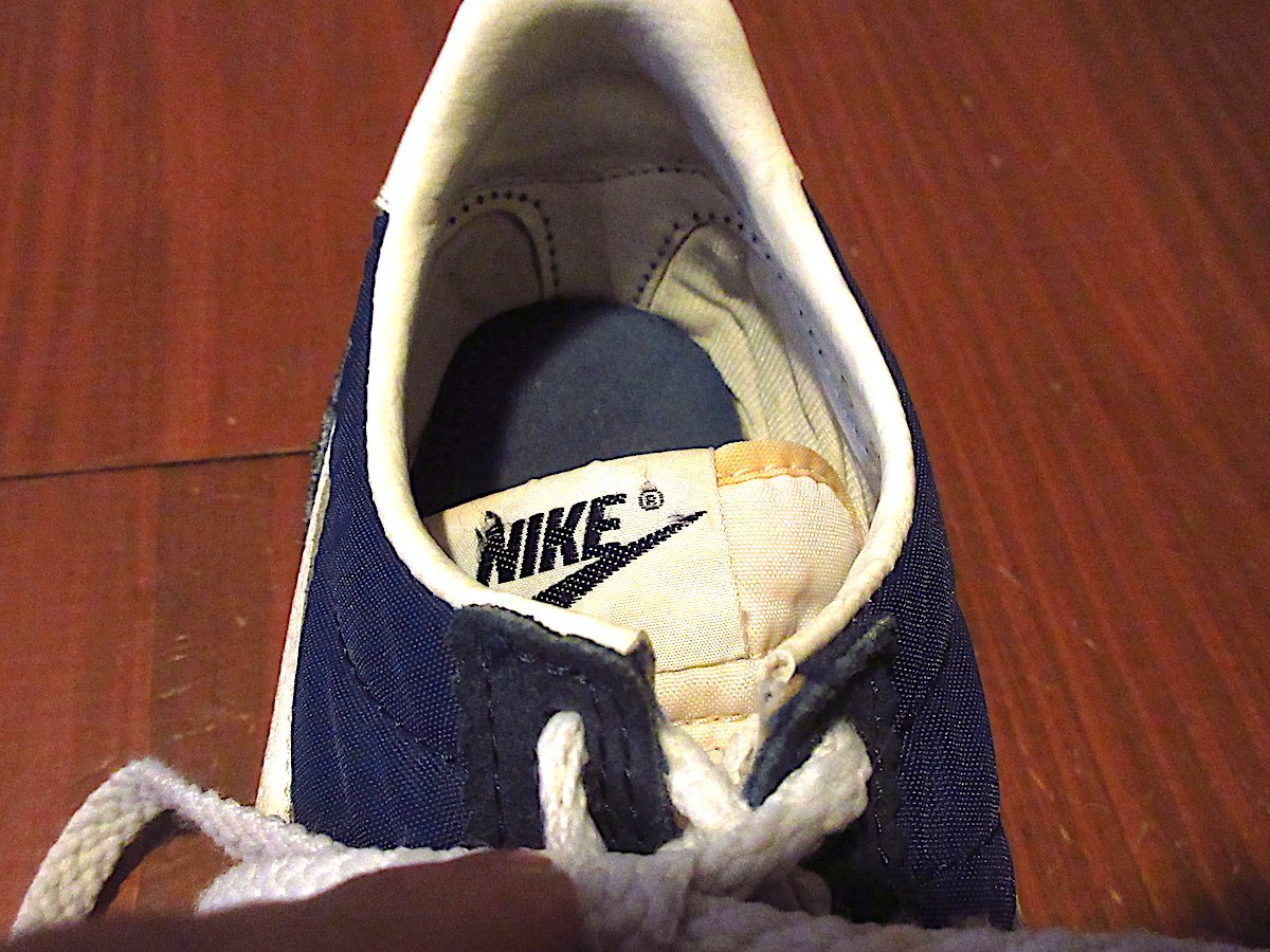 ビンテージ80's○NIKEナイロンコルテッツ紺size 5○260320j2-w-snk-2