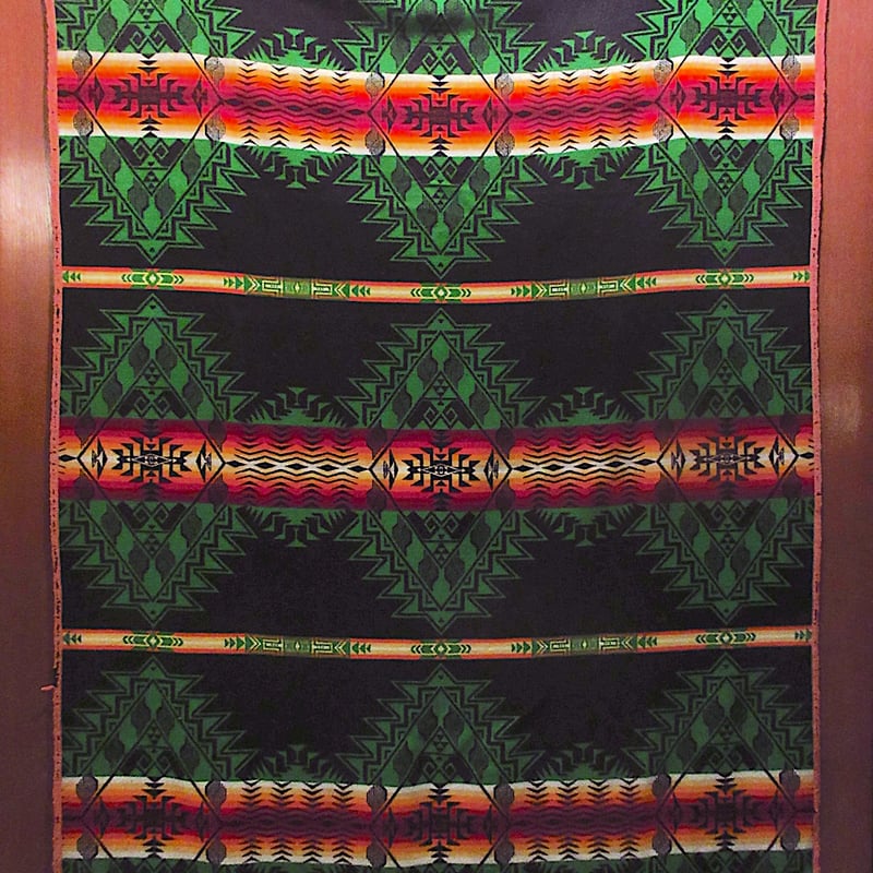 ビンテージ20's30's○PENDLETONネイティブ柄ウールブランケット約185cm