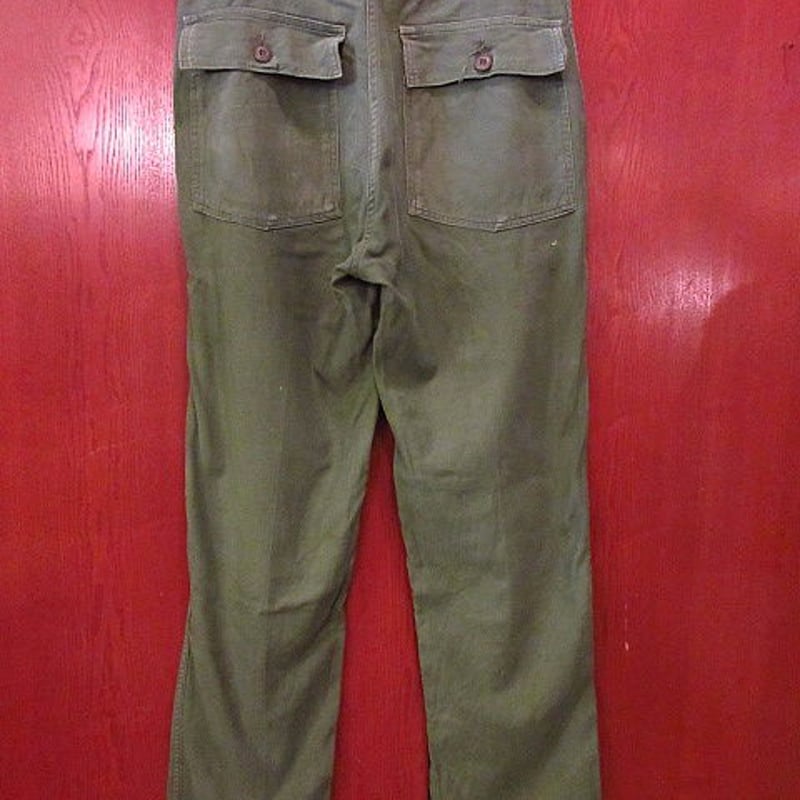 US ARMY 60s 前期 ベイカーパンツ ボタンフライ 60's U.S.ARMY ベイカーパンツ ボタンフライ 表記(40x33