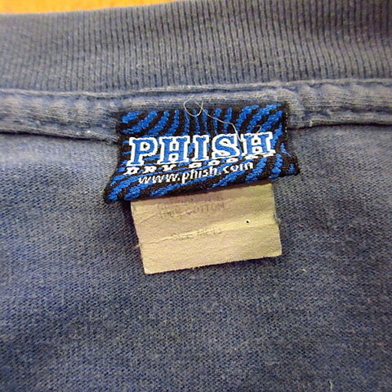 90s PHISH バンドTシャツ 両面プリント 90s PHISH フィッシュ バンドTシャツ 両面プリント カーキ L