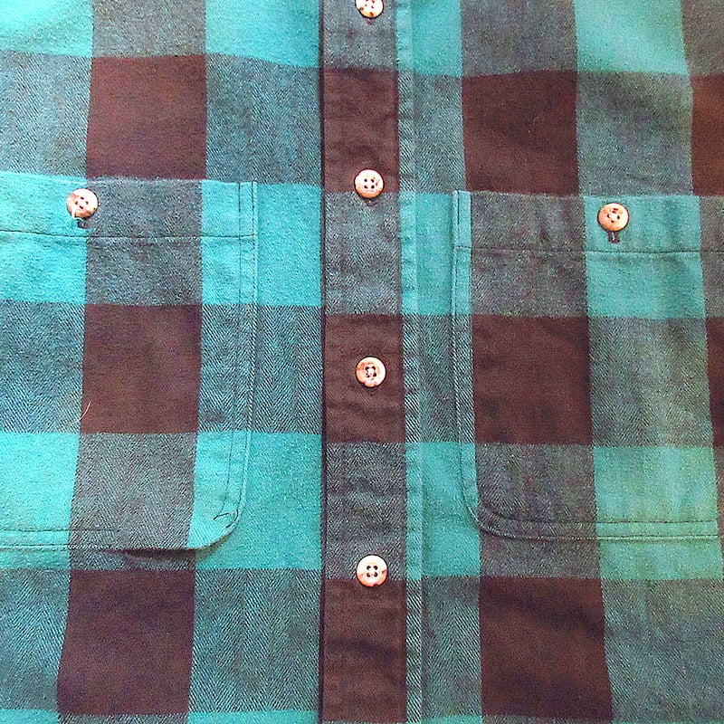 ビンテージ90's○ST JOHNS'BAYバッファローチェックコットンフランネル