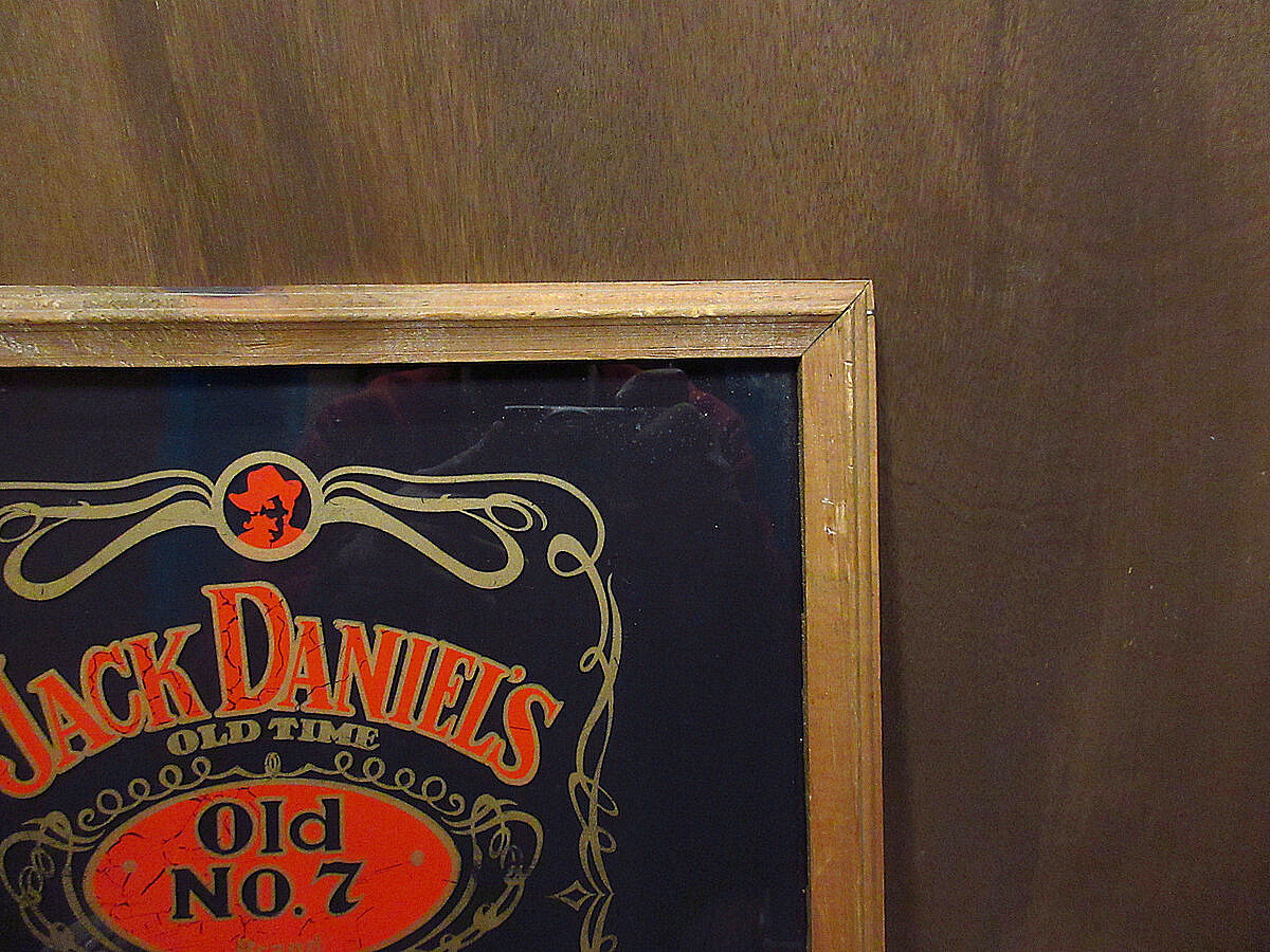 ビンテージ○JACK DANIEL'Sパブミラー○210408n2-signウイスキー
