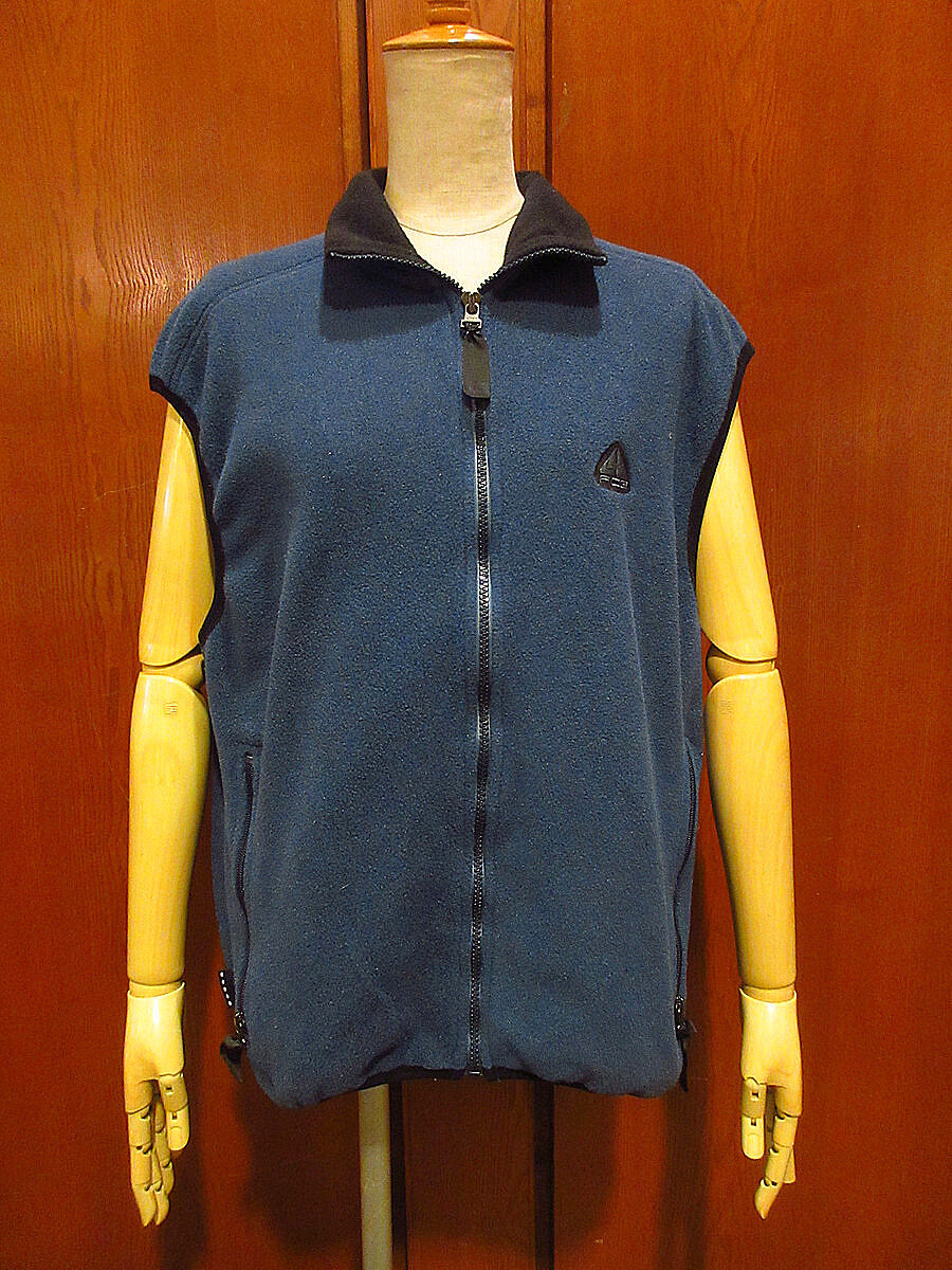 ビンテージ90's○NIKE ACGジップアップフリースベストsize L