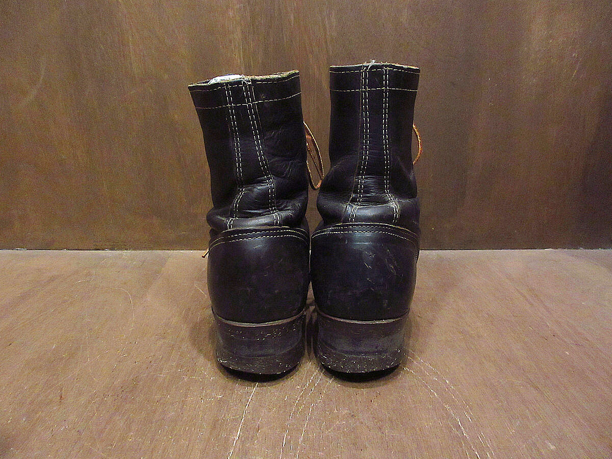 ビンテージ-70's○レースアップワークブーツ茶芯size 26cm