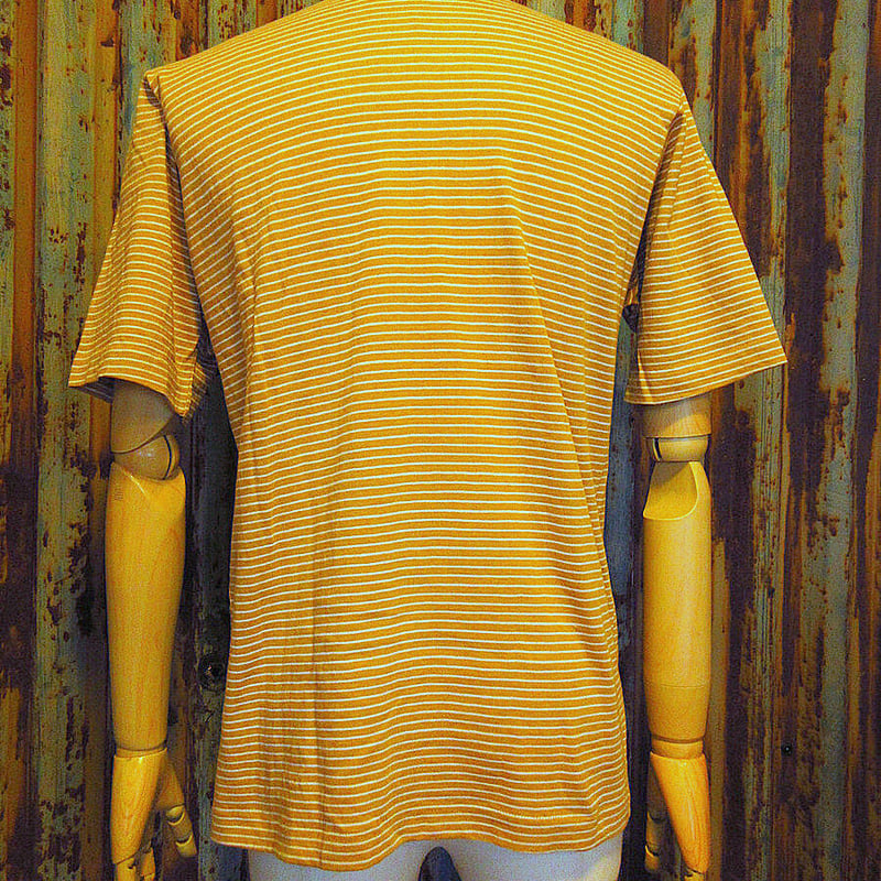 ビンテージ70's○MunsingwearコットンボーダーポケットTシャツ