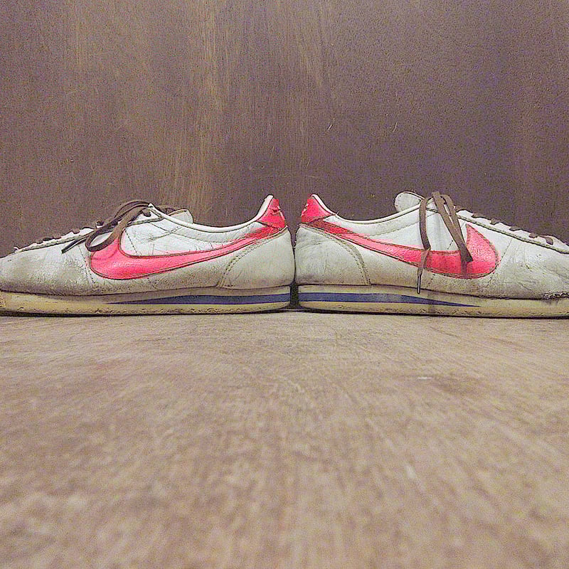 ビンテージ80's○NIKEレザーコルテッツ白×赤×青size 9○240523j3 ビンテージ80's○NIKEレザーコルテッツ白×赤×青size 9○240523j3