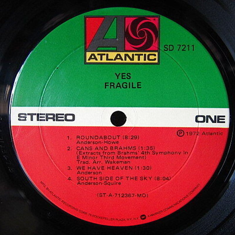 YES○FRAGILE ATLANTIC SD7211○201001t1-rcd-12-rkレ