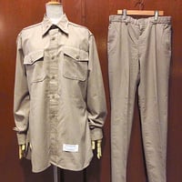 ビンテージ60’s70's●USMCシャツ&パンツツーピース●241210m4-m-stupミリタリー海兵隊セットアップメンズ古着