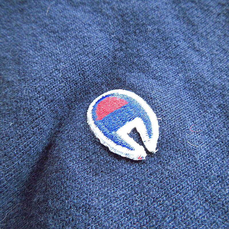 ビンテージ90's○Champion VIRGINIA TECHリバースウィーブスウェット紺s