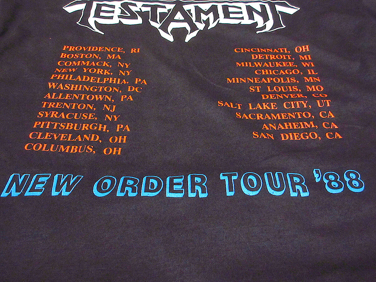 極希少 80s USA製 vintage NEW ORDER Tシャツ ツアーT fit=scale-down,w=1200