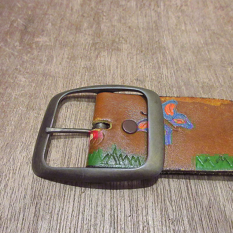 Witty VINTAGE購入60s 70sトライバル ベルト Witty VINTAGE購入60s 70sトライバル ベルト