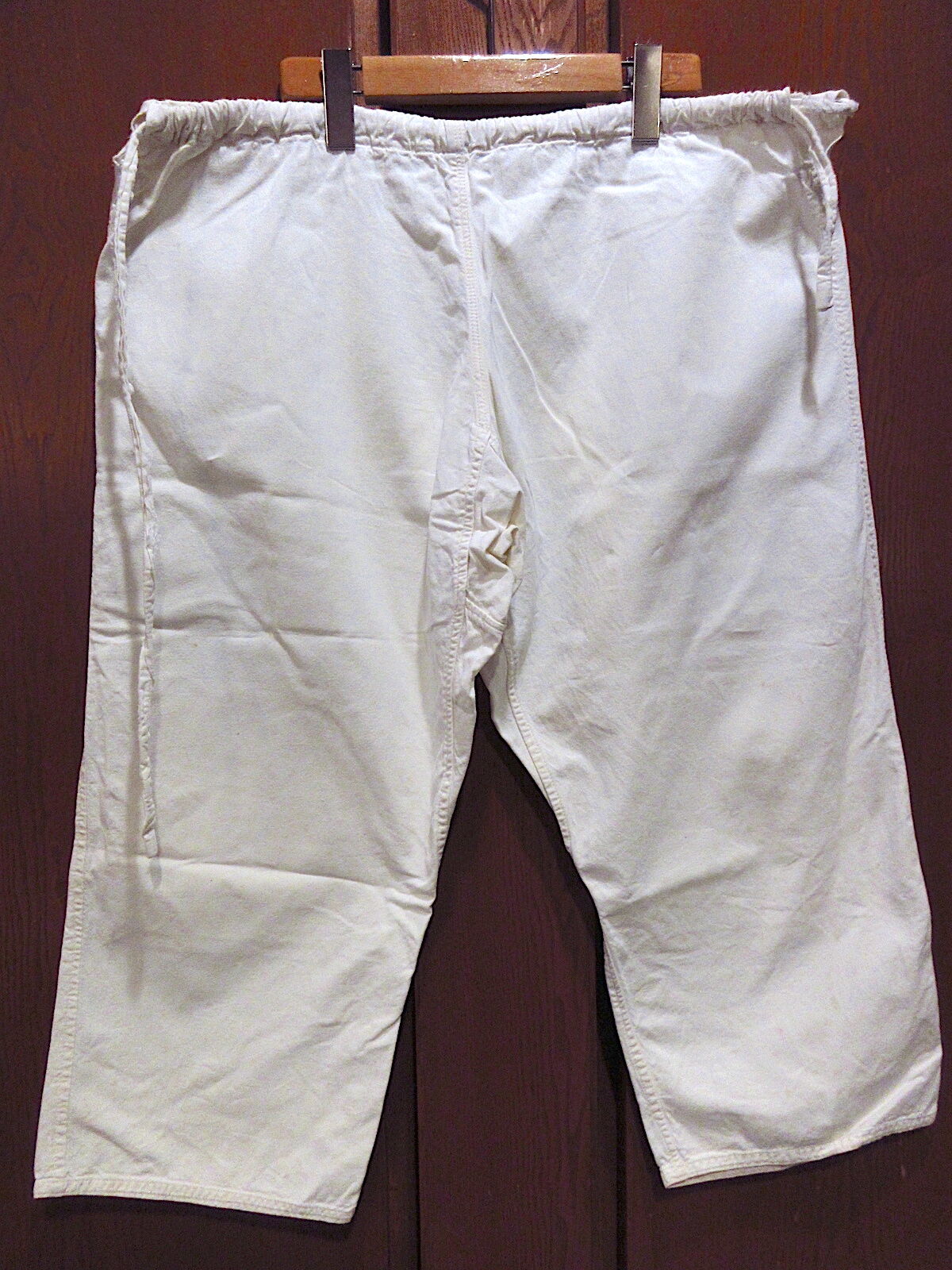 ビンテージ~60's○MATSUKANコットン道着パンツ白size L