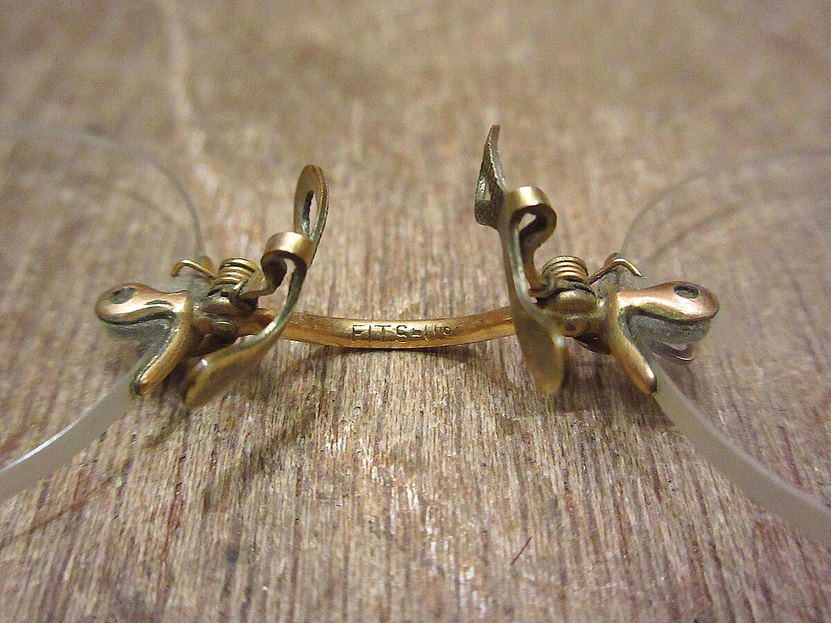 E425】ヴィンテージフィンチ眼鏡 唯一無二の形状 E497】ヴィンテージ